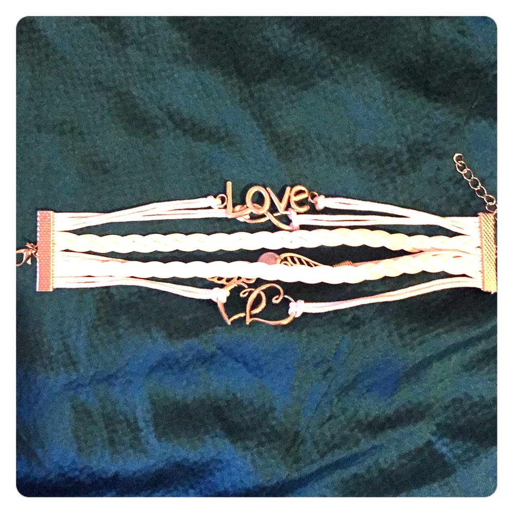 White bracelet